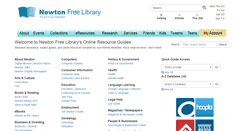Desktop Screenshot of guides.newtonfreelibrary.net